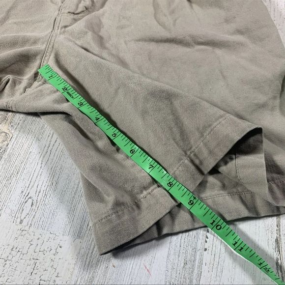 Patagonia Men’s Stand Up Flat Front Beige Hiking Shorts Size 32 Organic Cotton - Picture 5 of 6